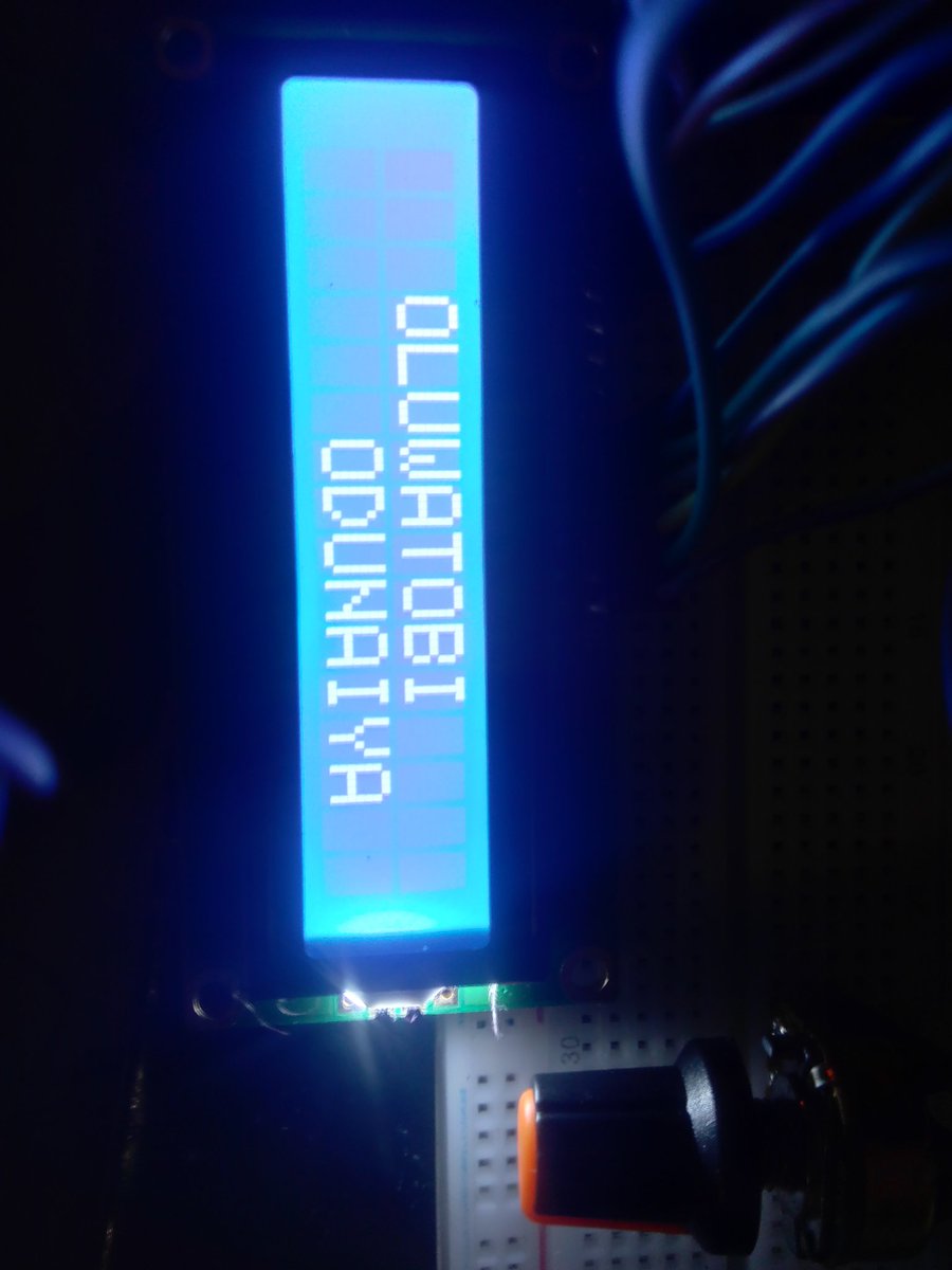 devoluwatobi's tweet photo. Temperature and humidity readings with dht sensor and lcd display
#dht #dhtsensor #sensor #arduino #iot
#lcddisplay #lcd #liquidcrystal https://t.co/Knlymsx7KH
