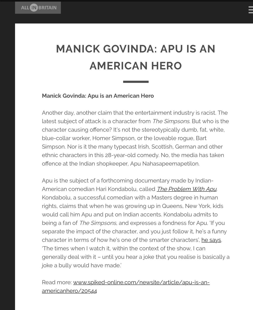 Dizzy from all these front organisations & astroturfing.  @JRogan3000 points out another “grassroots, informal, diverse” pro-Brexit group Munira Mirza started: All In Britain. Reposts stuff from Spiked, eg by Artists For Brexit’s Manick Govinda.  https://allinbritain.org/about/ 