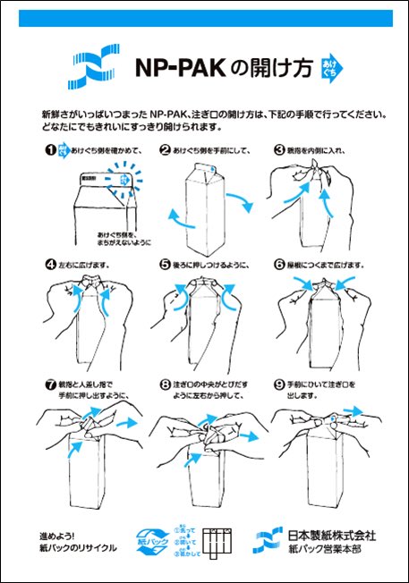 Mr Coffee Break Ar Twitter ホンマでっかtv 牛乳パック 舘ひろしと同じ開け方で今迄生きてきたわ 紙パック作ってる日本製紙グループの公式の開け方図解 でも これ知らん人結構いるはずやで