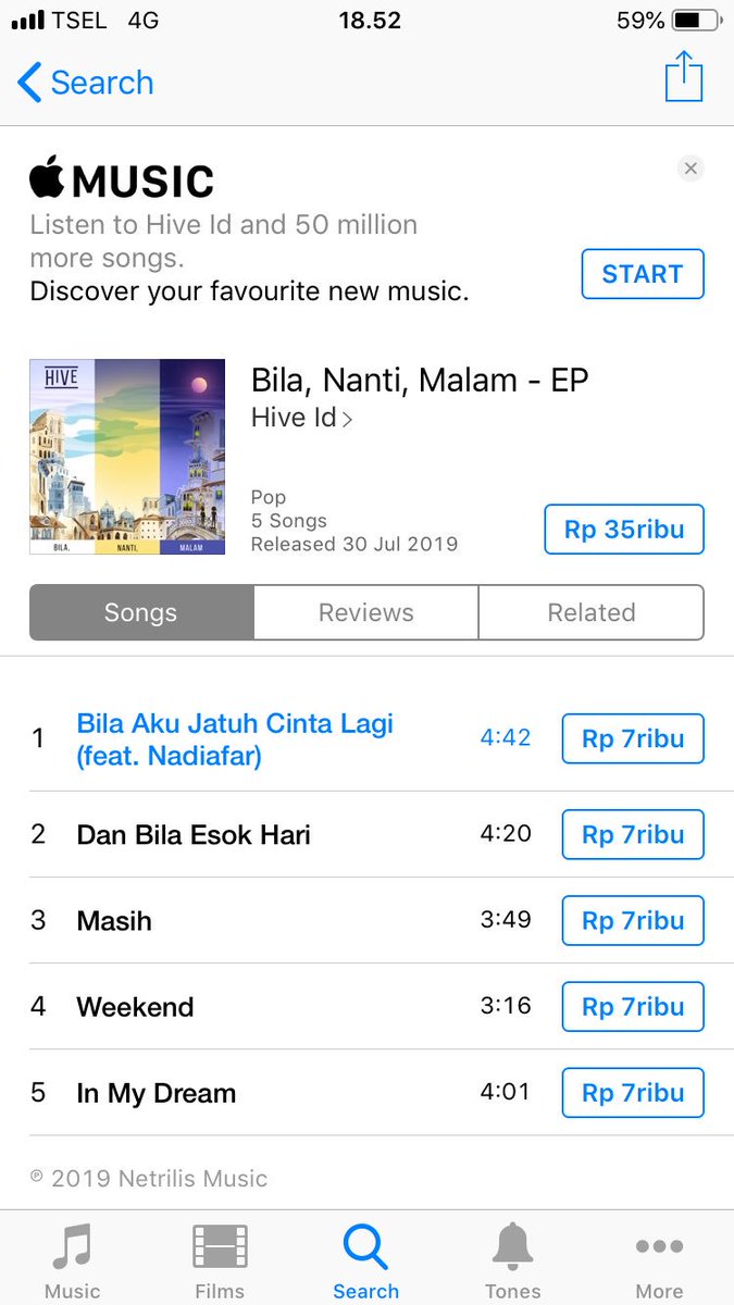 Sudah ada di iTunes guyyysss 🙈 I’m so exciteddd walaupun cuman featuring di satu lagu hihihihi