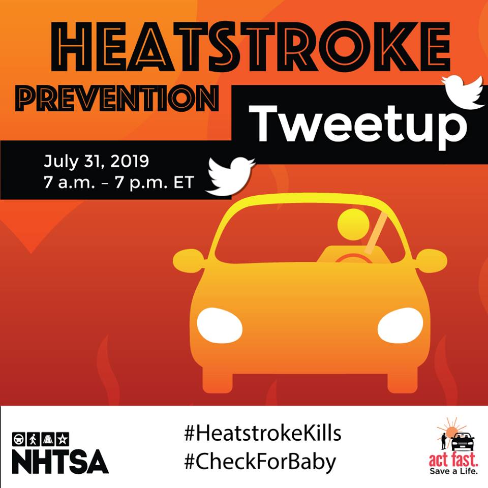 Follow along with us today as we participate in <a href="/NHTSA/">NHTSA</a>'s #Heatstroke initiative: Hot cars can kill. Never leave a child alone in a vehicle – not even for a minute. #HeatstrokeKills #CheckforBaby
