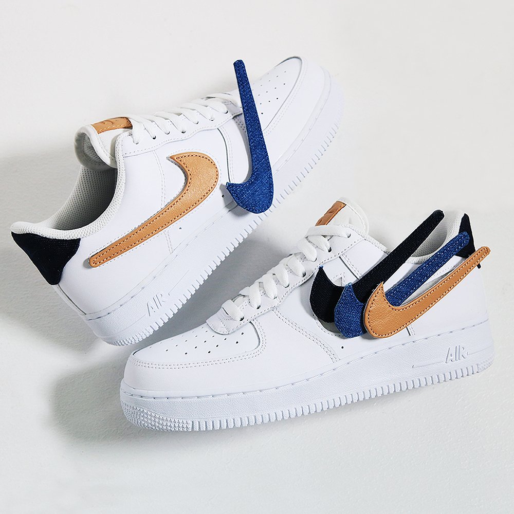 Nike Air Force 1 07 LV8 3 Removable Swoosh - NEW