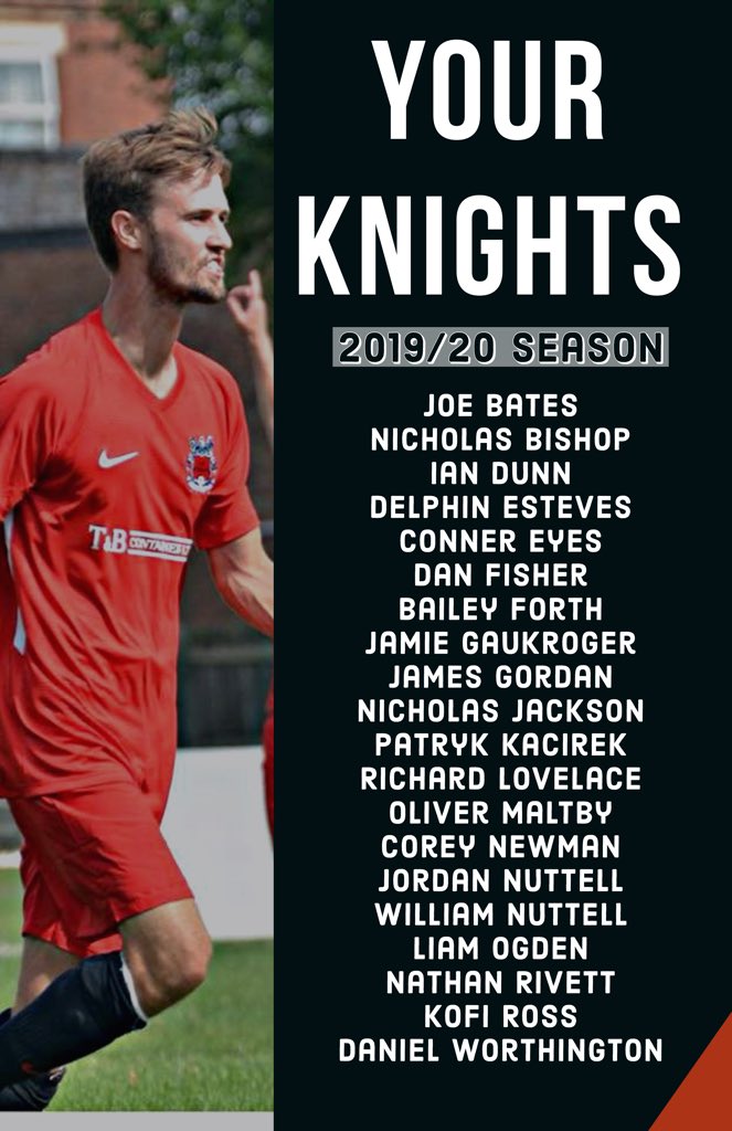 With 3️⃣ Days to go until the Season is upon us... we can now reveal your Knights for the 2019/20 Season. 

#Uptheknights #2019Team #yourknights