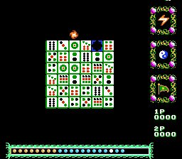#PuzzleWeek carries on into #wedNESday with Tiles of Fate on the NES. Use strategy, skill and luck to clear out Mahjong-like boards in this unlicensed puzzle game by C&E, Inc