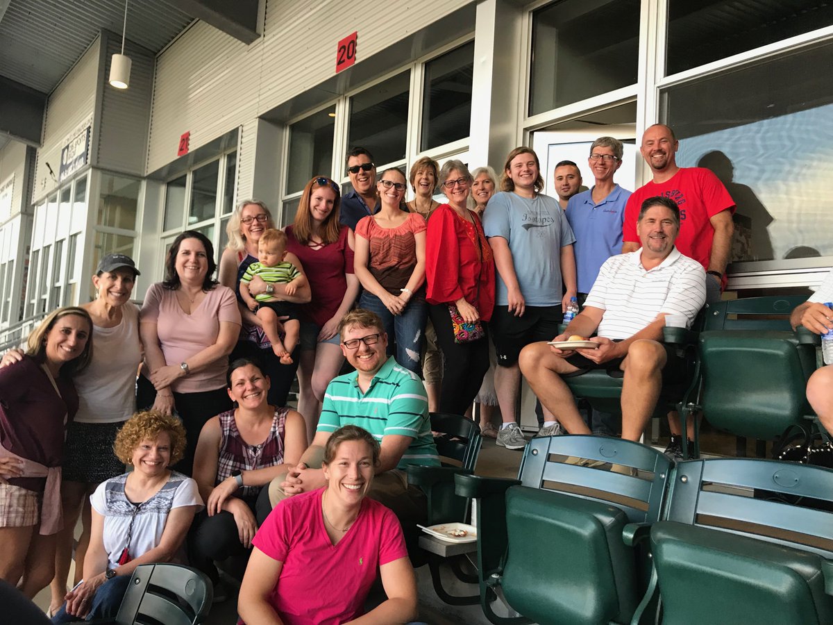 LeadingAgePA's tweet photo. LeadingAge PA staff and families enjoyed the Harrisburg Senators beat the Hartford Yard Goats last night 5-2 at FNB Field! #TeamLAPA #HbgSenators #sensylvania https://t.co/G66oyDzeHn