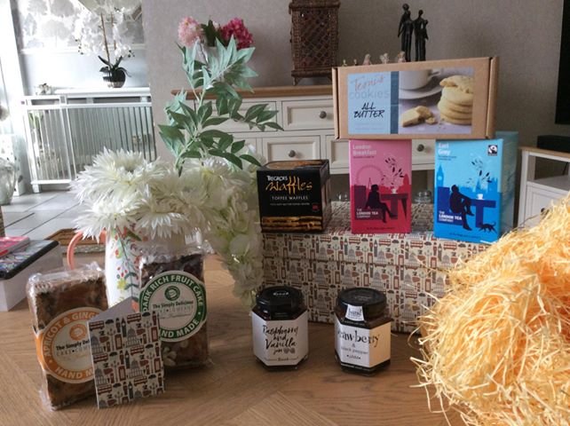 Great shot received from one our lovely recipients! #CustomerFeedback #foodhamper #afternoontea