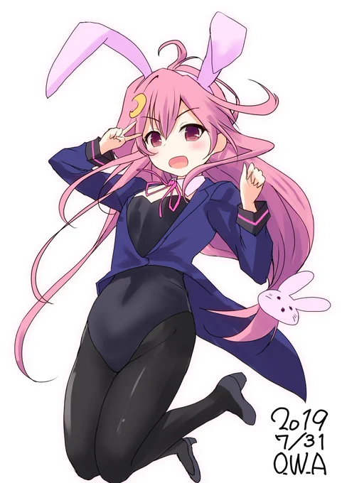 バニーうーちゃんだぴょん!

#艦これ版深夜の真剣お絵描き60分一本勝負
#艦これ版真剣お絵描き60分一本勝負_20190731 