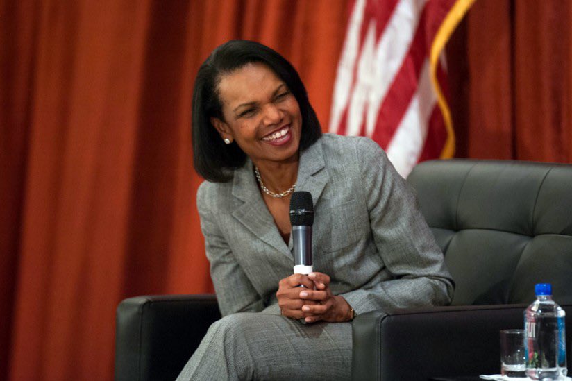 Condoleezza Rice. 