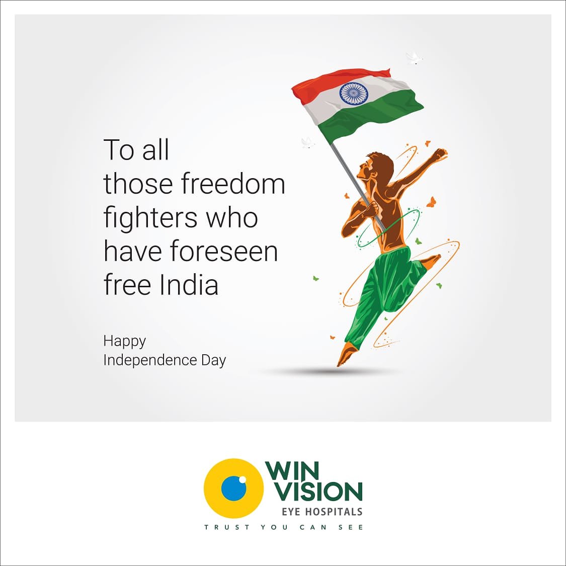 HospitalsWin's tweet photo. Happy Independence Day
#WinVision #eye #hospital #india #Independenceday #73rdindependenceday #freedom https://t.co/0HdJo643DC