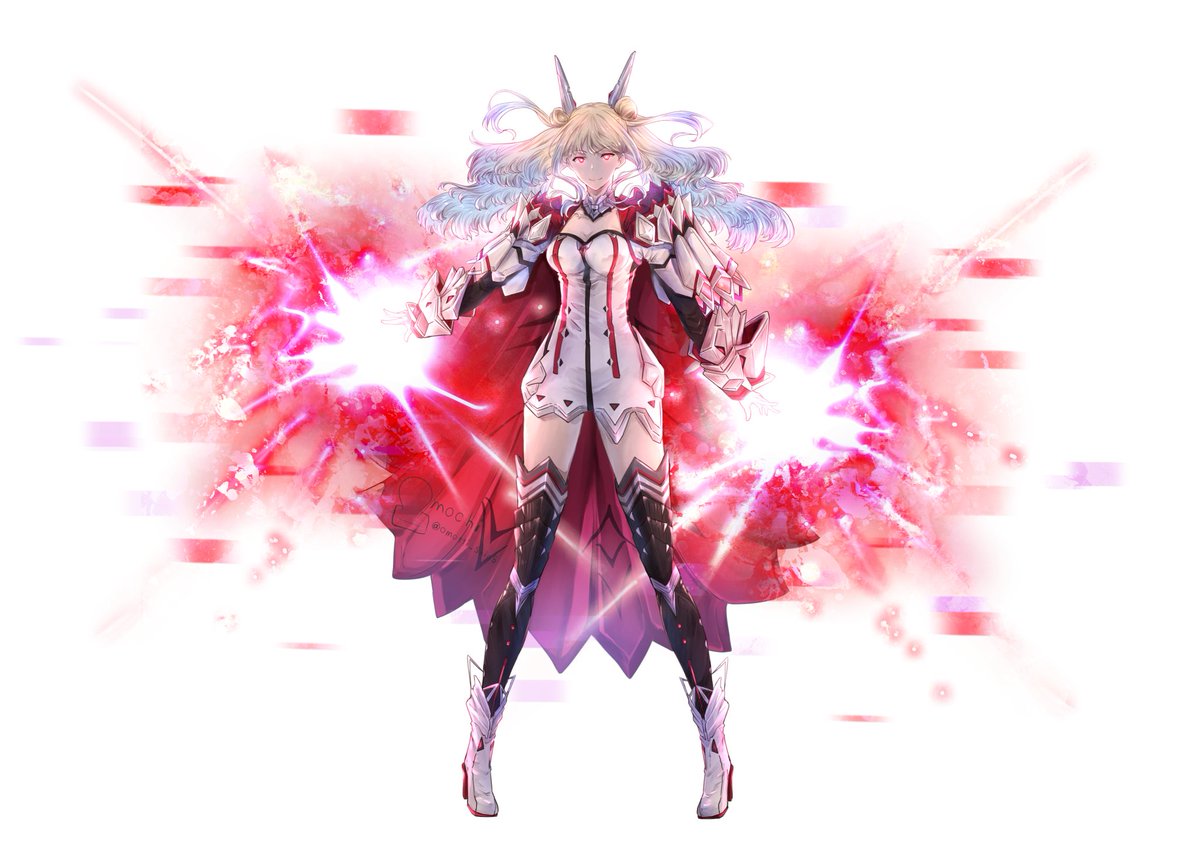 PSO2 「終の女神」シバ様描きました！🙌