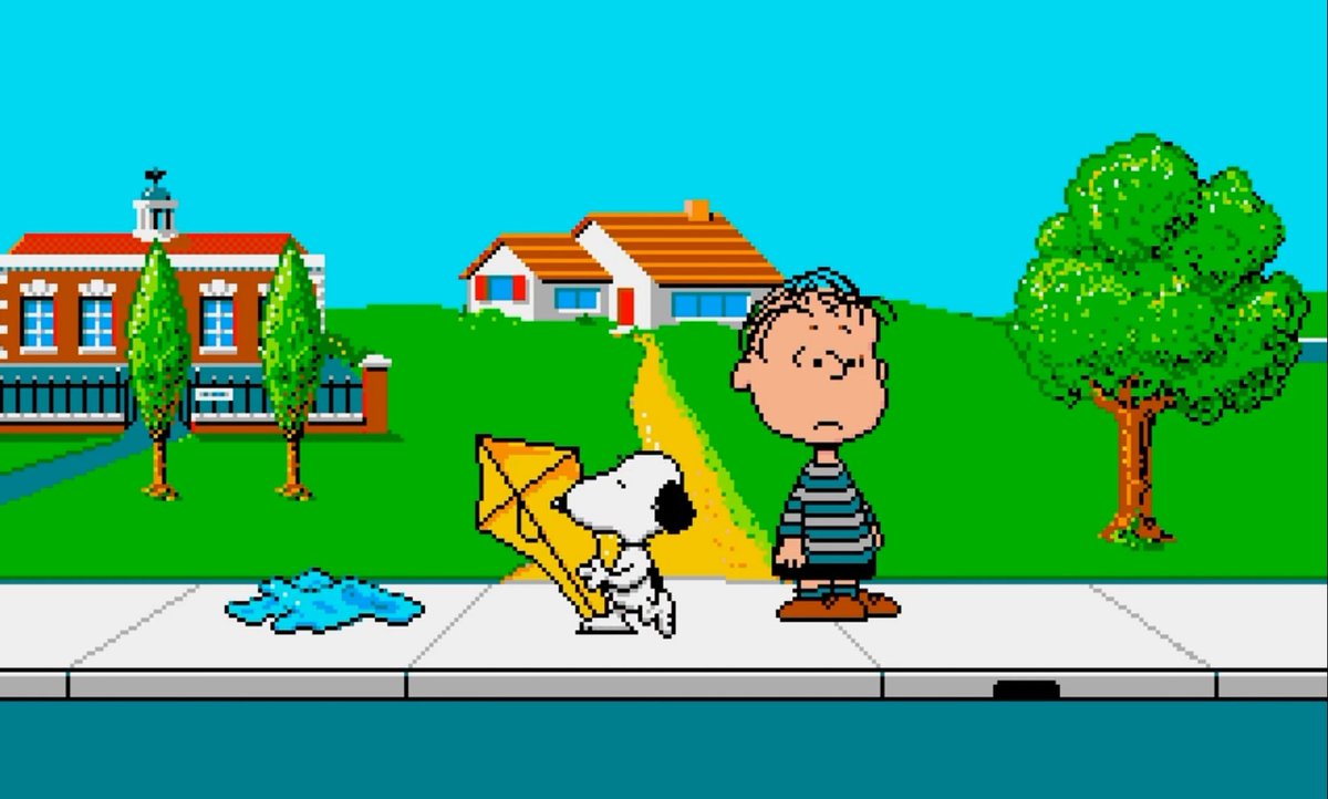 ScottButlerAct's tweet photo. Video games I was an artist on #3: Snoopy In The Case Of The Missing Blanket (Ultra Graphics, PC, 1989). I worked on the Amiga to PC port, VGA, EGA, CGA and Hercules cards.
#snoopy #peanuts #missingblanket #videogames #retro #pc #amiga #commodoreamiga #vga #ega #cga #hercules https://t.co/33NZ40i5x6