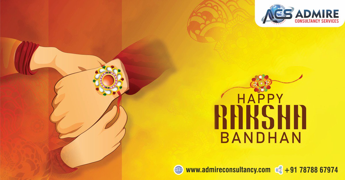 ADMIRE_ACS's tweet photo. Celebrating the loving bond between brothers and sisters, Cognixia wishes everyone a very Happy Raksha Bandhan!

#AdmireConsultancyServices #RakshaBandhan #Rakhi #ACS https://t.co/bTyjbitbWV