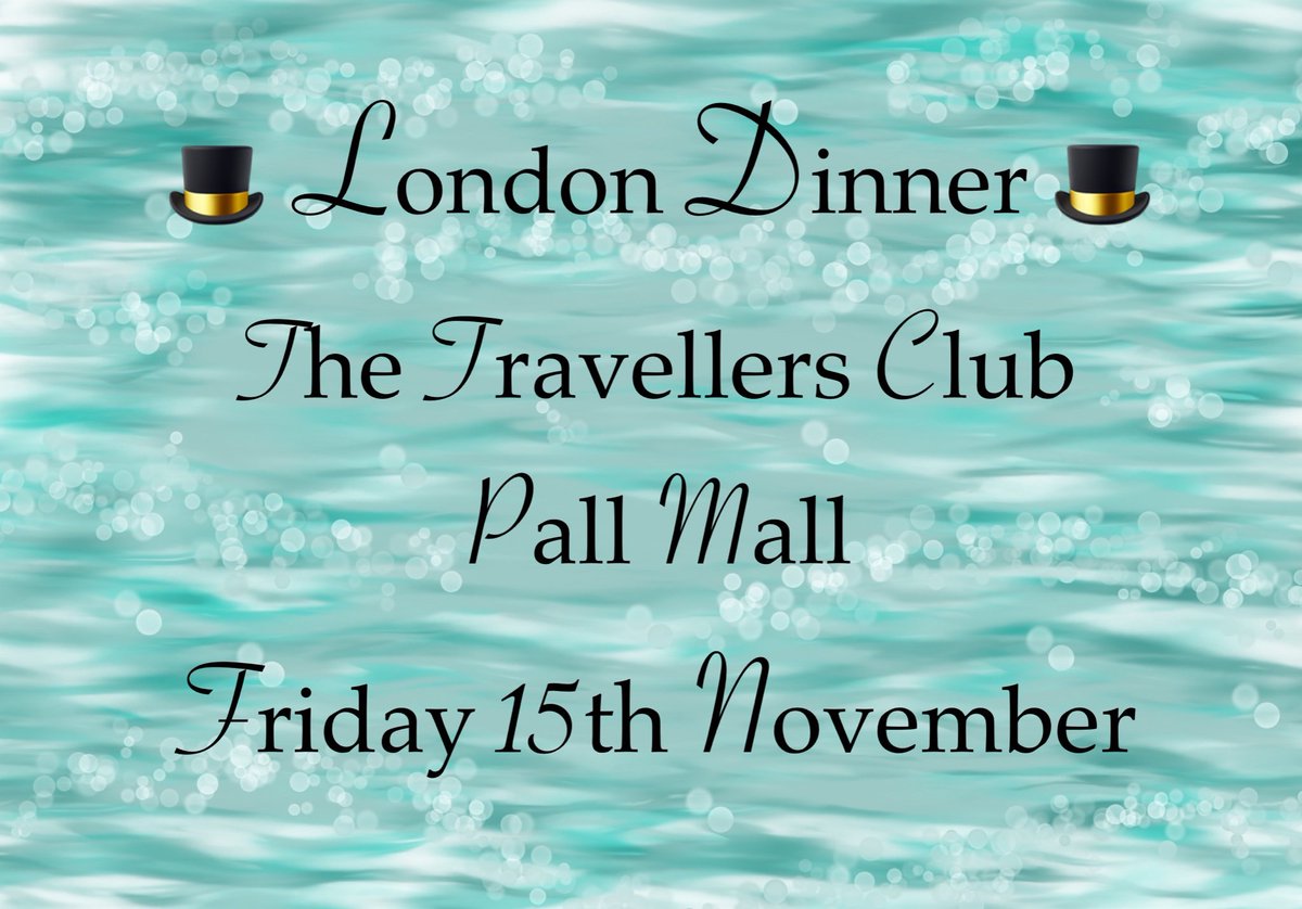 StAnselmAssoc's tweet photo. 🍷🥮 The London Dinner🥮🍷
SAVE THE DATE: Friday 15th November
Location: The Travellers Club, 106 Pall Mall, St James’
Calling all Old Anselmians!
#SlemsLondonDinner #StAnselmHall https://t.co/FW0Sl6ZNJb