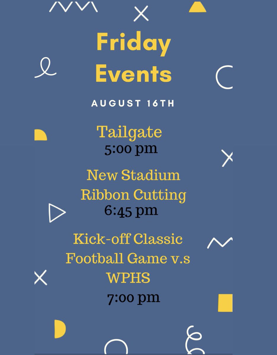 What’s better than tailgating before a football game in a NEW STADIUM?? Let’s pack the student section &amp; show Lyman why the senior class is the BEST!!🌟🌟