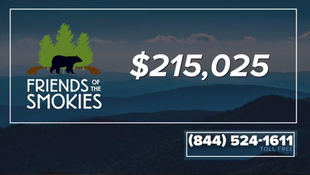 wbir's tweet photo. Another record year of donations to help the Great Smoky Mountains National Park! ⛰️💚 Thank you to the many who helped make this year's Friends Across the Mountains telethon a success! If you would still like to donate to @SmokiesFriends, here's how: https://t.co/vGVhziV85Q https://t.co/RLNMSCb3lB