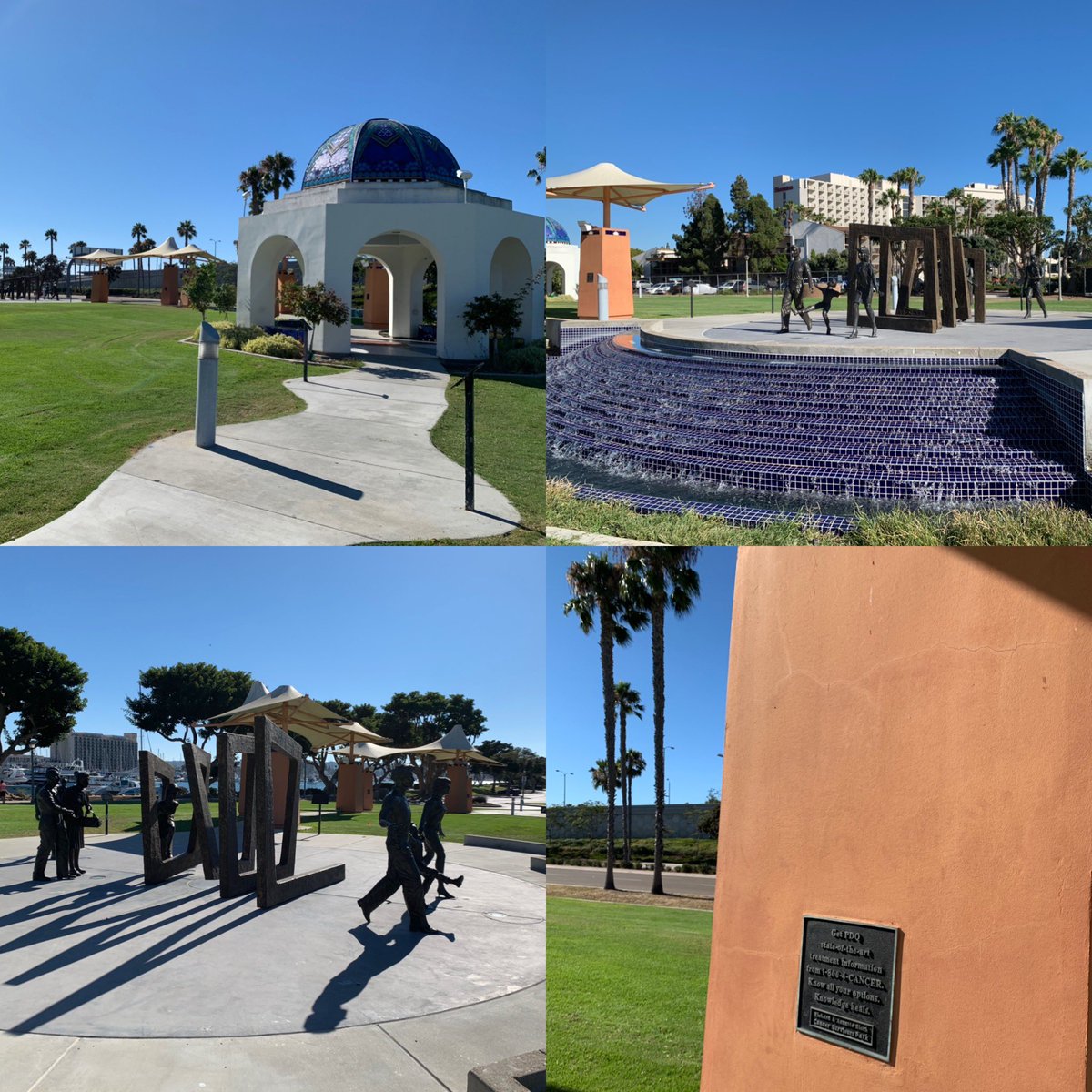 KellyLawhead's tweet photo. @SouthwestAir flight delay @SanDiegoAirport ? Check out Cancer Survivors Park within walking distance. A big shout out to my colleagues @theNCI The Cancer Information Service https://t.co/ycbGdjroai #CCDI https://t.co/OIlNtcqvsJ