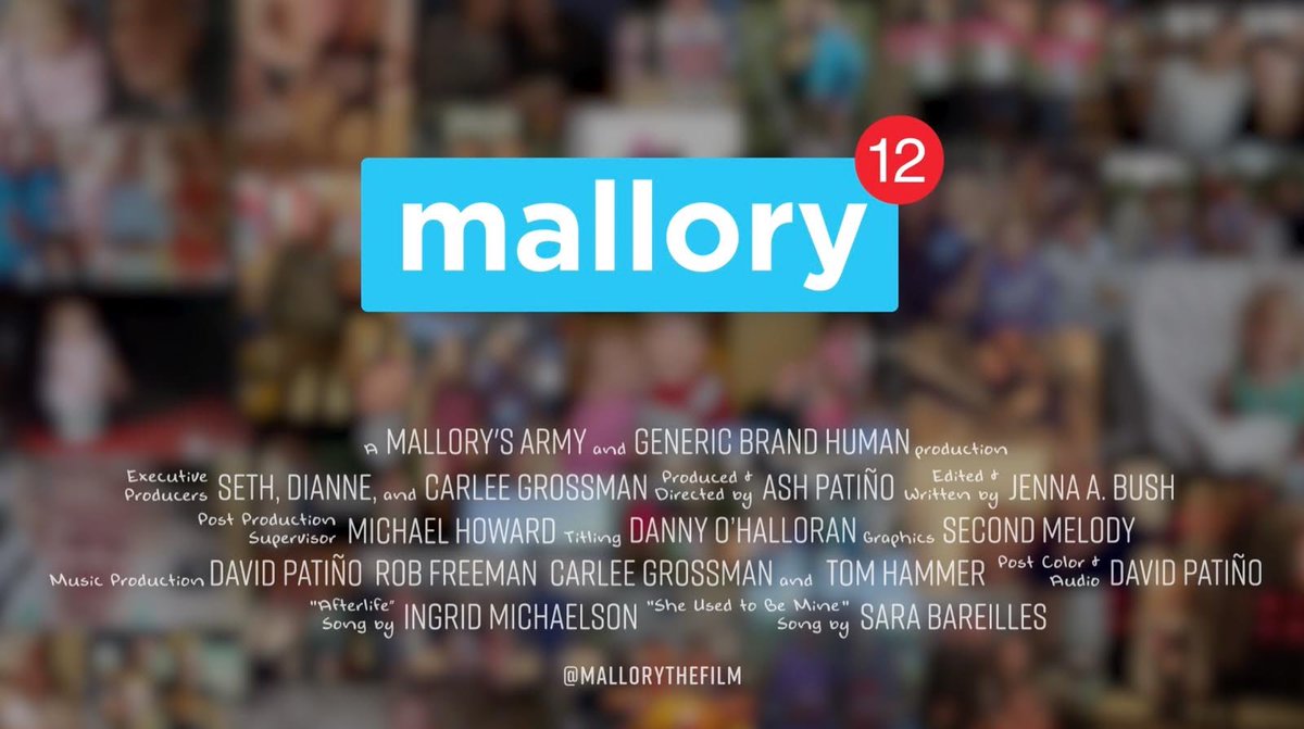 The trailer for “Mallory” is now live!
youtu.be/7r7dAhA_-68  #mallory @mallorys_army @malrose101 #blueoutbullying #itsabraceletkindoflife #bethelight #betheli9ht #bekind #kindness #truecrime #stopbully #diannegrossman #mallorysarmy #nj #newjersey #rockaway #jersey #ny