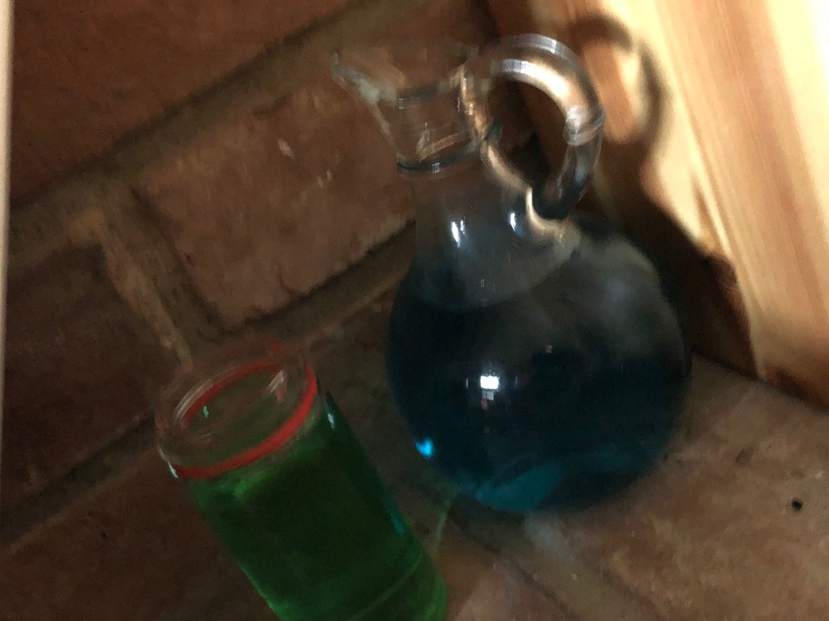 Magic lessons at our house courtesy my 2nd oldest son complete with polyjuice potion and flobber worms !  #maker #pottermore