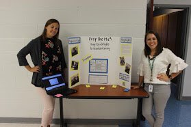 BBaucke10's tweet photo. Loved presenting about Playlists for Personalized Learning at the Poster sessions with this awesome lady yesterday! @leadHCS @hcspdl https://t.co/8LzQQCvdrm
