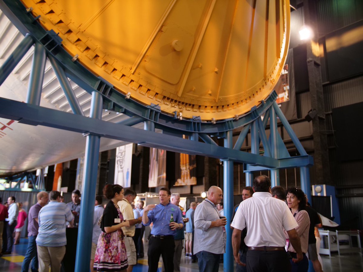 Adtran's tweet image. And that’s a wrap! #ADTRANBBSS wraps up tonight with dinner at the @RocketCenterUSA #BBSS19 #Broadband #Fiber #Solutions