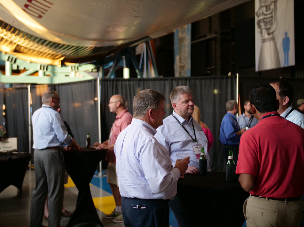 Adtran's tweet image. And that’s a wrap! #ADTRANBBSS wraps up tonight with dinner at the @RocketCenterUSA #BBSS19 #Broadband #Fiber #Solutions