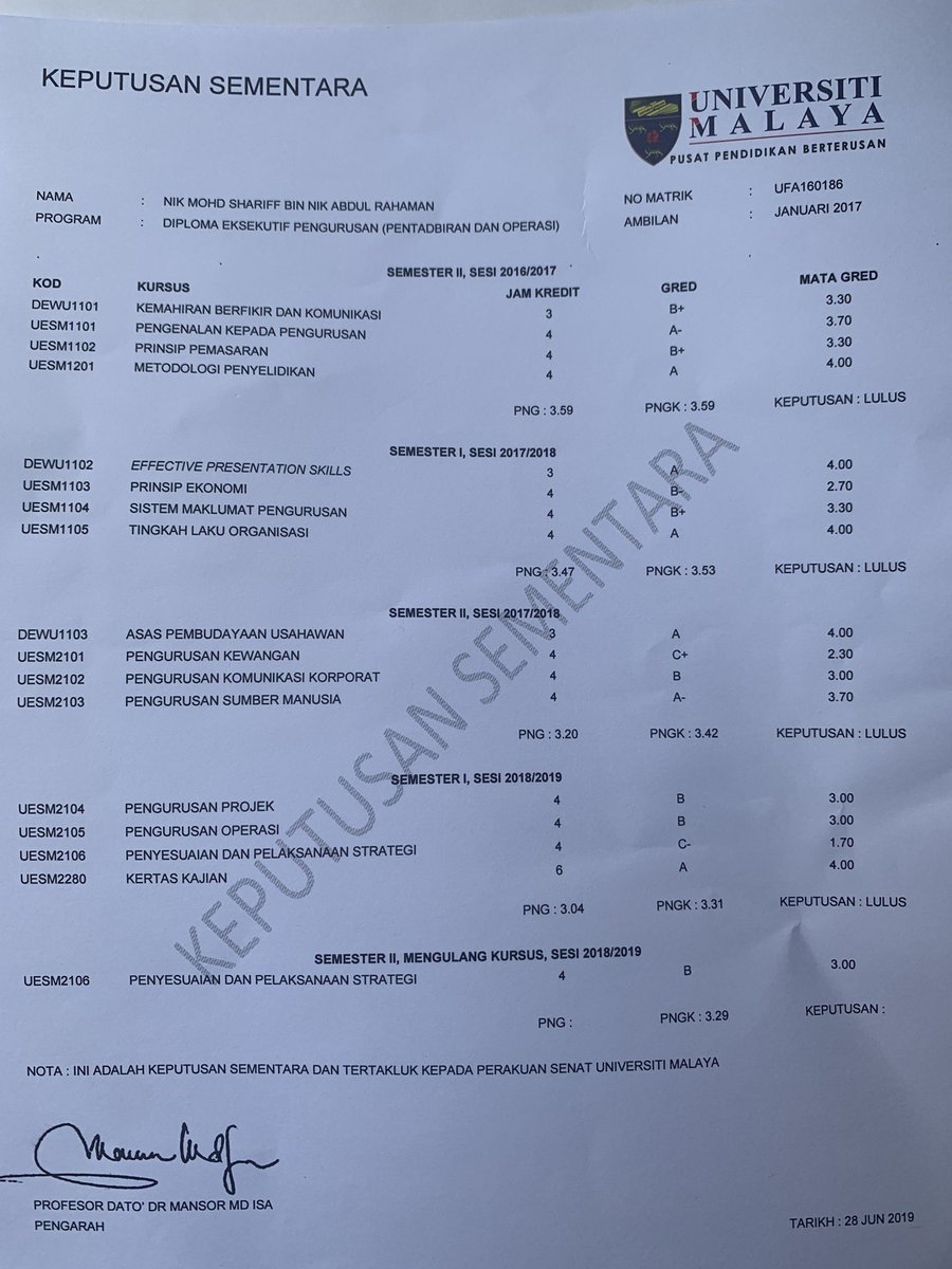 NikShariff92's tweet photo. Nk tayang gk walaupun bukan dean list ehek.
Apa ni keje bank tp Financial management tu lemah skit yeπ₯Ίππ€ͺπ€ͺ #PartTimeDiploma https://t.co/RM79335S5t