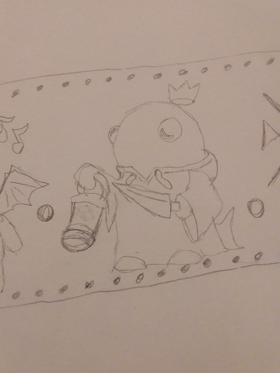 ValkyrieTerra's tweet photo. Pt 2 of rough sketches for my dice bag of holding.
#creativecookiecosplay #terrasvalkyrieforge #craftypenguin #nervousautistic #moogle #chocobo #finalfantasydoodle #tonberry #dicebagsofholding #dndnerd #dnd #leathersmithing https://t.co/yndxF740pO