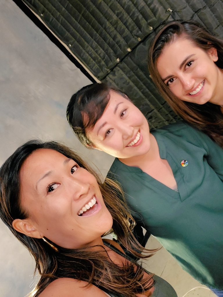 AAPlay's tweet photo. Many thanks to the lovely ladies of #AmmoTheatre for the fun video shoot, chatting about how to strengthen ties within #LAthtr. Artists at Play was honored to play a small part—among some major heavyhitters—in a project for the #StageRawAwards happening in September. #StageRaw https://t.co/fFZKrvgLXD