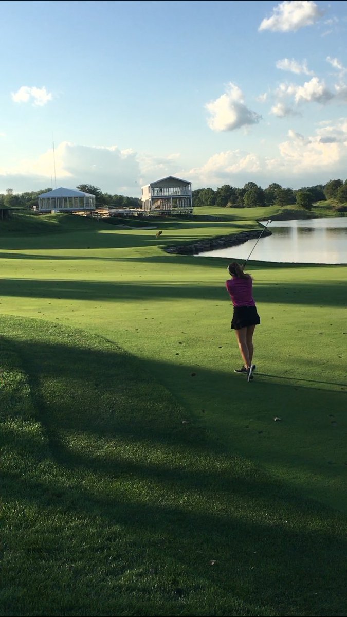 Lady_Titan_Golf's tweet photo. Huge congrats to Titan golfer, Claire Jones, for being chosen to play in the Pro-Am during the week of the Korn Ferry Tour Championship at Victoria National G.C. Of course we had to sneak in a practice round! https://t.co/BMt1MbhDvR