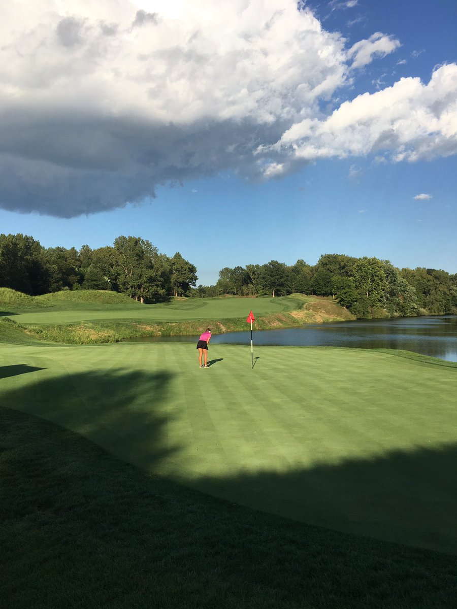 Lady_Titan_Golf's tweet photo. Huge congrats to Titan golfer, Claire Jones, for being chosen to play in the Pro-Am during the week of the Korn Ferry Tour Championship at Victoria National G.C. Of course we had to sneak in a practice round! https://t.co/BMt1MbhDvR