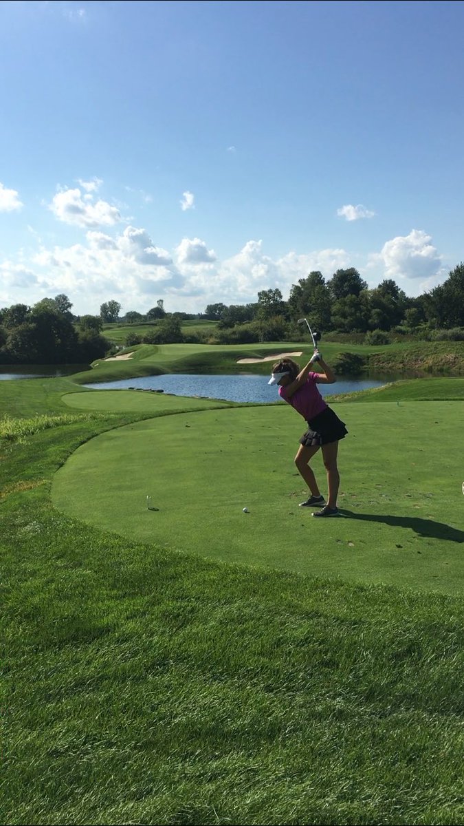 Lady_Titan_Golf's tweet photo. Huge congrats to Titan golfer, Claire Jones, for being chosen to play in the Pro-Am during the week of the Korn Ferry Tour Championship at Victoria National G.C. Of course we had to sneak in a practice round! https://t.co/BMt1MbhDvR