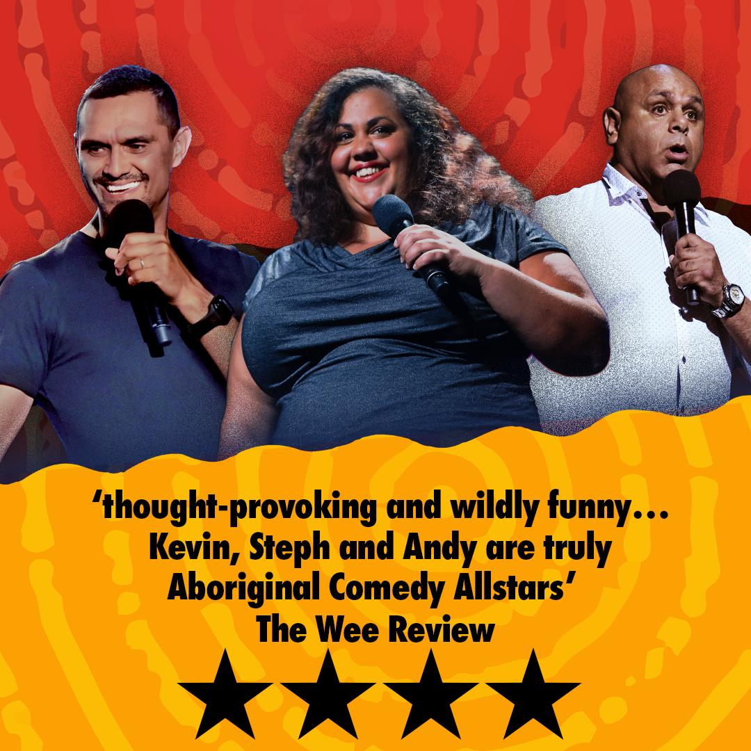 Another review in and we're stoked! Thanks <a href="/theweereview/">The Wee Review</a> for coming along! 🖤💛❤️ 

Read the review here: bit.ly/305OSW6
Or you can book tickets here: bit.ly/AboriginalCome…