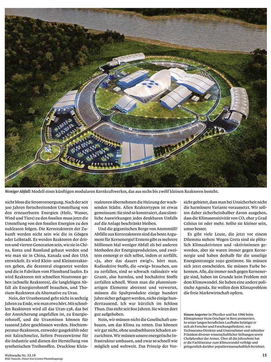 Egal, wie man zur Klimadebatte steht: Dieser Artikel lohnt die Lektüre vom klaren Anfang bis zum klaren Schluss.