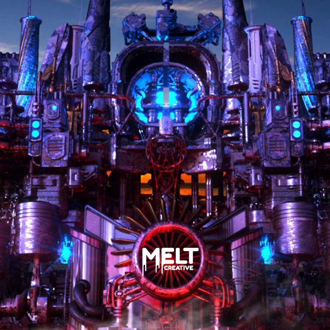 With the <a href="/googoodolls/">Goo Goo Dolls</a> tour content, we used traditional animation techniques to make the machine come alive with action. The lights, steam, and objects in the content all are continuously manipulated by the beat of the music. #graphicdesign #visualdesign #graphics