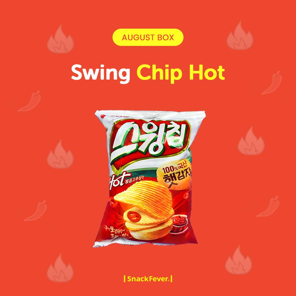 SnackFeverUS's tweet photo. 🔥 Sneak Peek 🔥

Need a spice kick? The Swing Chip Hot Flavor snack is the perfect mix between spicy and delicious! 🌶️

Subscribe to the August Box by August 31st 👉https://t.co/Aeb1Dda90T to try out this snack yourself!

#snackfever #augustbox #sneakpeek #koreansnacks https://t.co/qr7XsPyfsK