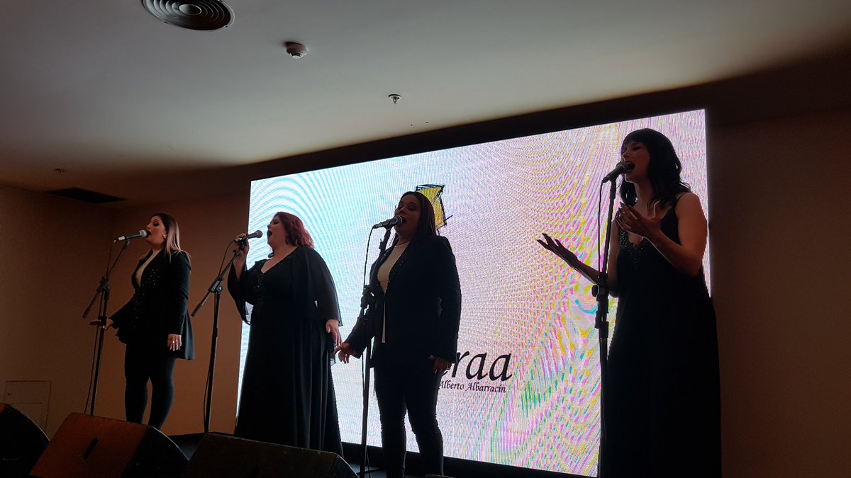 virkinal's tweet photo. Festejando #Mis41 en el lanzamiento de MUSAS con @vale_albarracin Único Grupo Vocal Lírico de Argentina. Tucumanas y Talentosas! Felicidades!! #MUSAS https://t.co/OlEB7pzyif