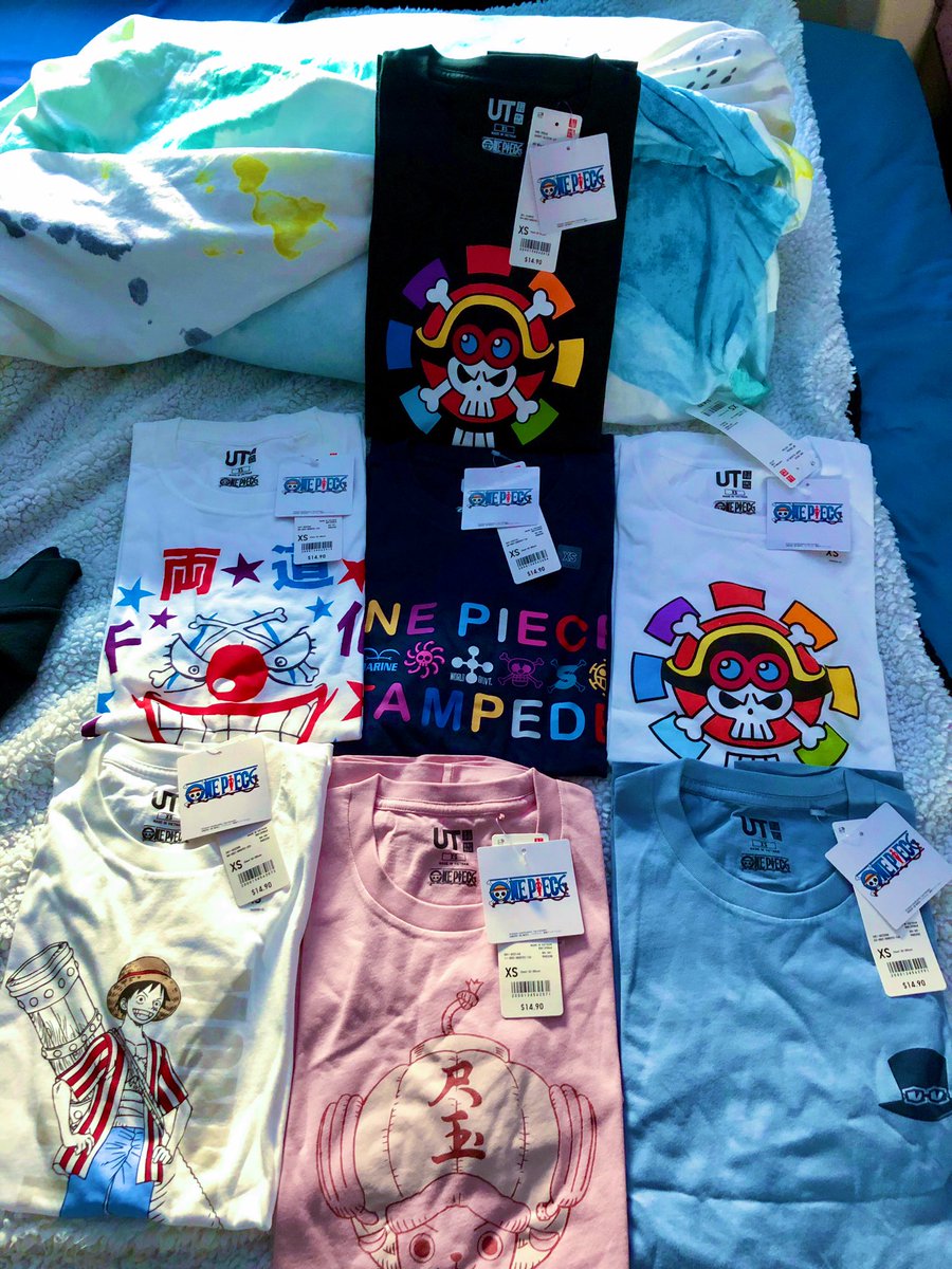 Jenny Yay My Uniqlo X One Piece T Shirts Came In Sorry For The Bad Quality Photo Was Too Excited To Share Lol Onepiece T Co Tkxzibgfmf