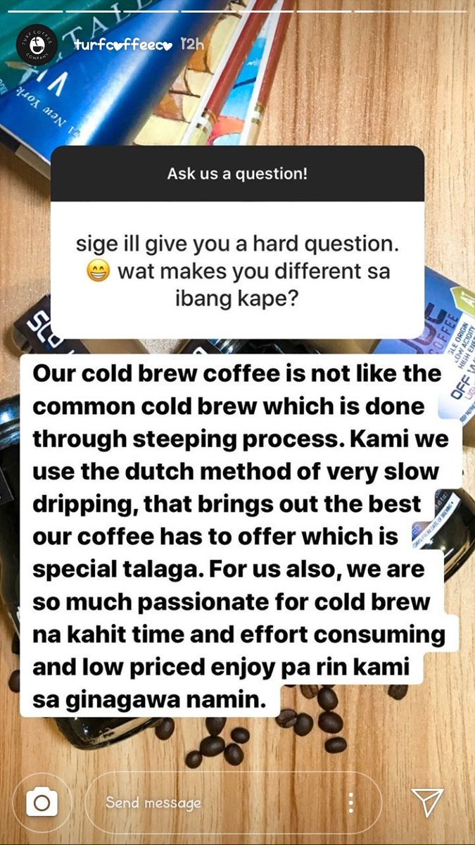 CoffeeTurf's tweet photo. Q and A Pa more 😊

#TurfCoffeeCo #SloJoeColdBrewCoffee https://t.co/1J67rdvnHi