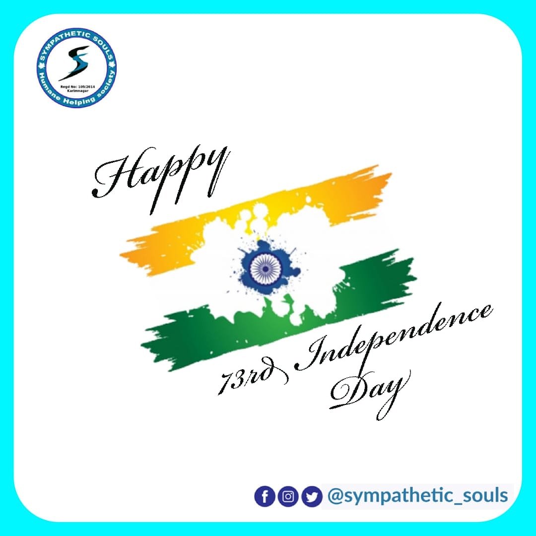 HumaneSouls's tweet photo. Wish you a Happy 73rd Independence Day.

#independenceday #freedom #august15th #73rdindependenceday #sshs #sshs_karimnagar https://t.co/K4BgW6JL0T
