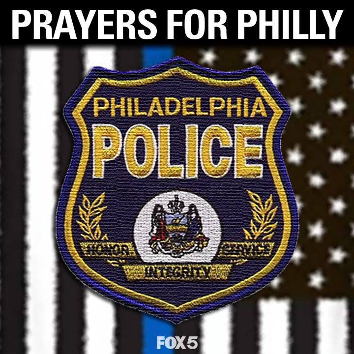 fox35orlando's tweet photo. Six Philadelphia police officers have been shot in an active shooting situation, while additional officers have been injured in North Philly.  #PrayersForPhilly #FOX35 -- WHAT WE KNOW: https://t.co/EKXpHykYqk https://t.co/7PwV0geNvi