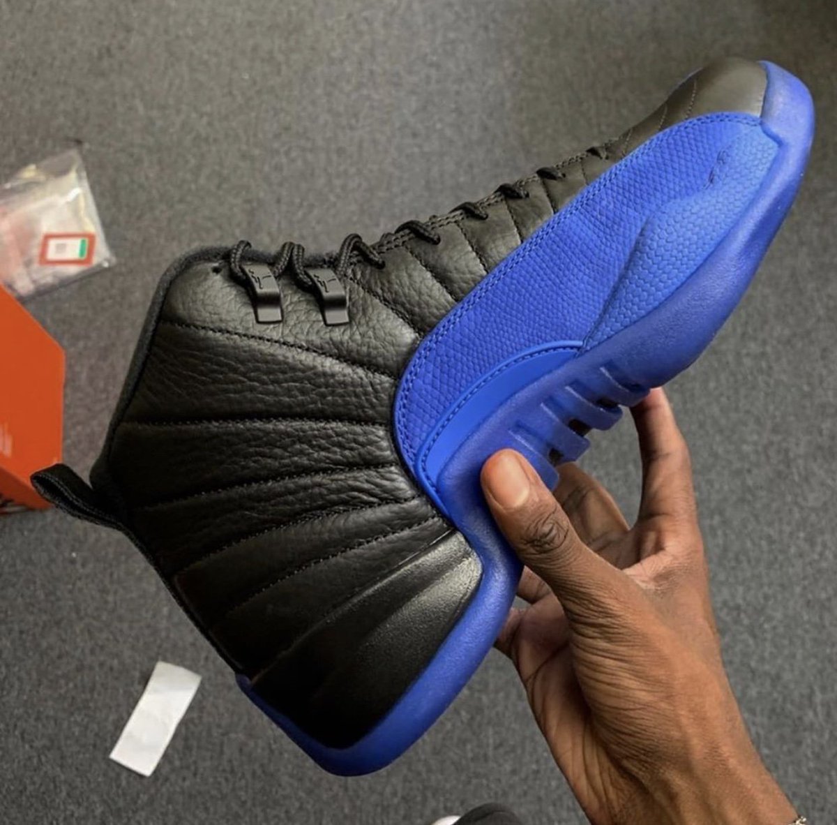 blue and black 12s september