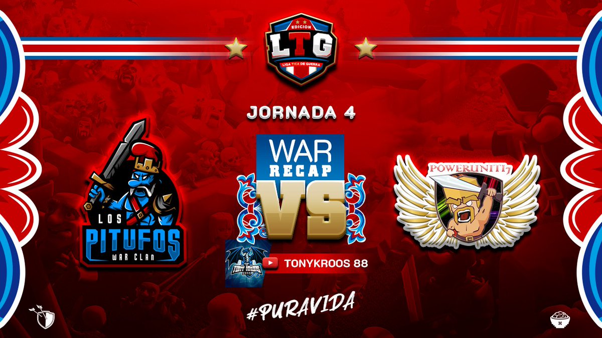 Les dejamos el resumen  de la guerra de  Los Pitufos vs  Poweruniti7 de la Jornada 4 😎..

Pura Vida <a href="/JosephAnthonyRa/">Tony Kroos/ HN eSport</a> 🤟 por el apoyo

No olviden Subscribirse al Canal de Tony y dejar sus likes 👍🔥🔥

➡️youtube.com/channel/UCPoAs…

youtu.be/0JS9y-ESeFs