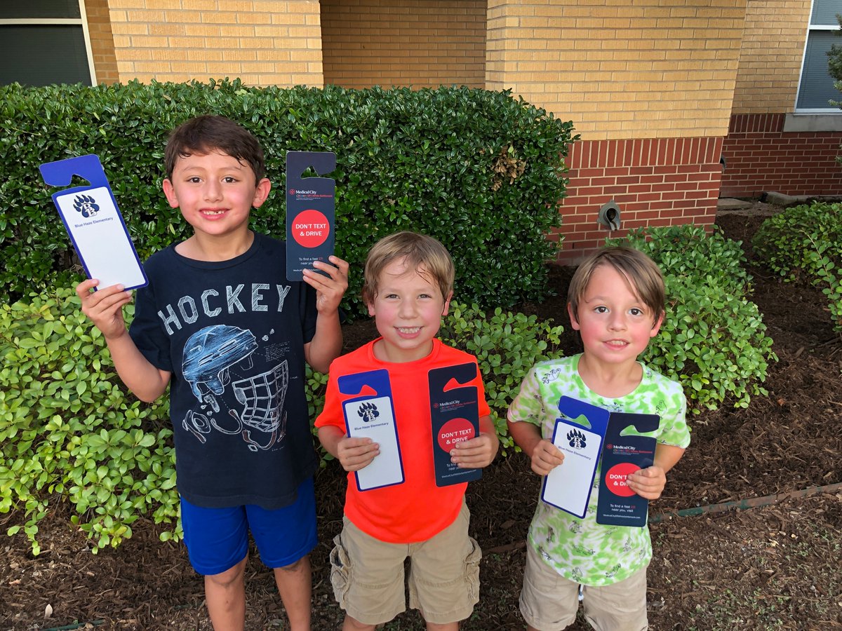 Thank you Medical City Fort Worth in White Settlement for providing new Dismissal Tags for all of our families!  We appreciate all you do to keep our kids safe and healthy!