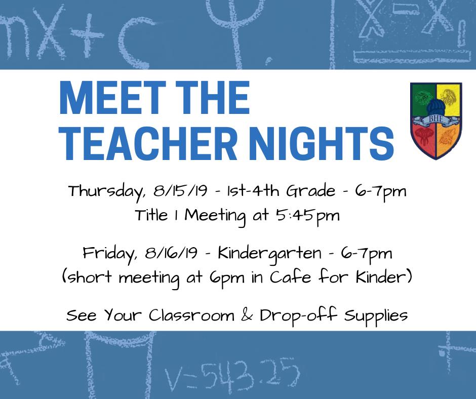Blue Haze Teachers have been hard at working learning and growing so we can have a great year!  We can't wait to see all of our 1st-4th Grade students tomorrow night!
