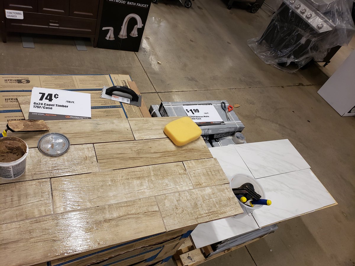 Homedepotappli1's tweet photo. #usvsthem!!
#newdisplays
#tileclinicetraining
#vanityinsanity
#goteam
@M_Carter_SM @billshuell @ajones7652 @teakle_gordon @ https://t.co/eAbI44diGG