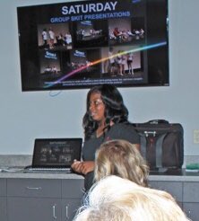 ALHSLF's tweet image. The program for the August meeting of the Daleville Lions Club was on ALHSLF.org. Alyssa Straw talked about the group skits at the Forum. Jose Deras talked about the friends he made in his group. Rodney Hunter shared about the great speakers at the Forum.