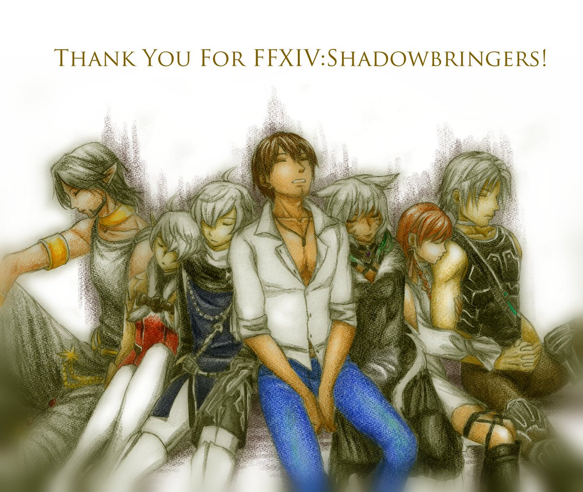 Thank you for bringing FFXIV into my life :) 
#ffxiv #shadowbringers #scionsoftheseventhdawn