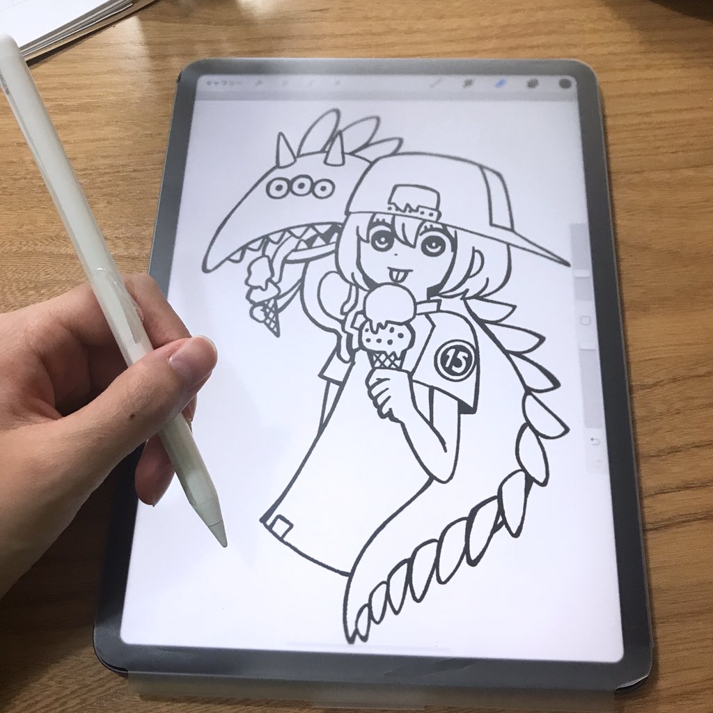 「紙以上に紙やん?!(混乱)(プロ買いました……) 」|北極まぐのイラスト