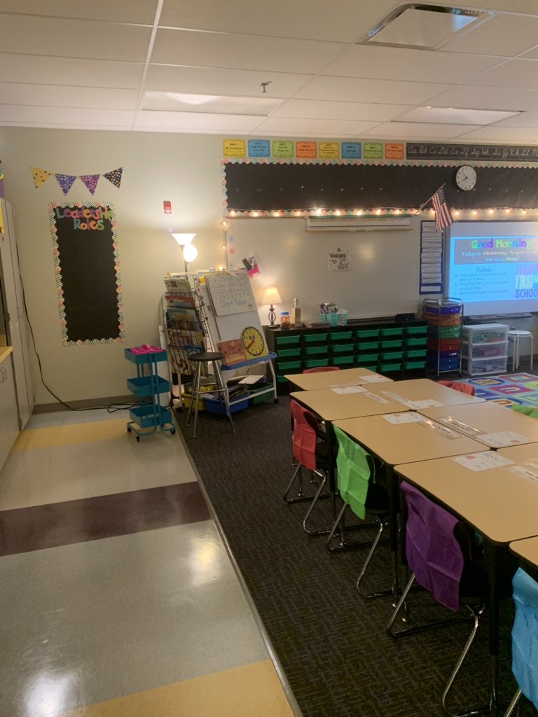 MrsHazelrigg's tweet photo. Day 1 of year 6 is in the books at my new school! I had a blast meeting all of my new students today. Here’s to the best year yet! #ITleadlovelearn https://t.co/8GYJbS9B8i