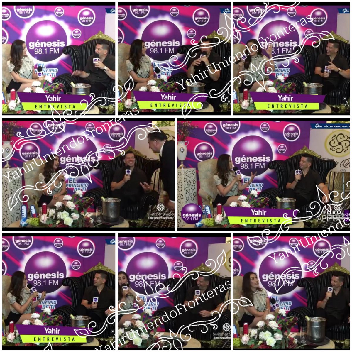 YFronteras's tweet photo. Gracias a nuestra corresponsal @izcheltorres  por estas fotos @genesis981fm @coraneldagzz  gracias por invitar a nuestro querido @yahirmusic  #YahirUniendoFronteras presente https://t.co/vuykhqvLuH